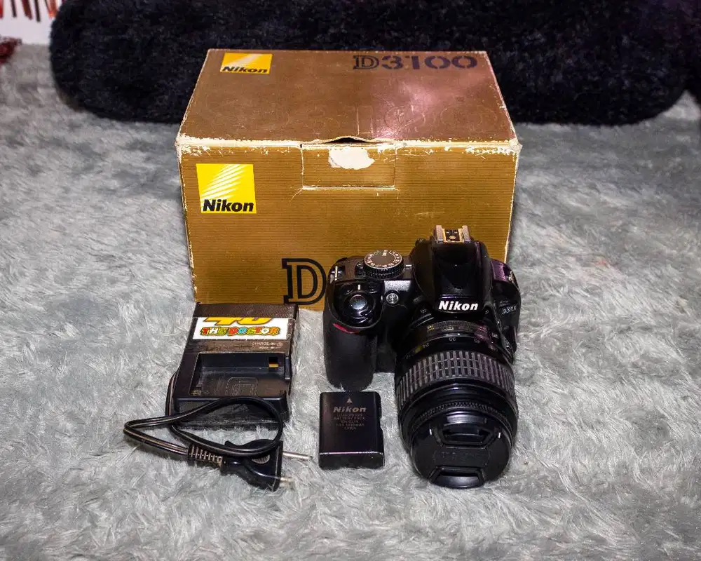 KAMERA DSLR NIKON D3100 LENSA KIT NIKON 18-55MM FULLSET DUS ADA MINUS