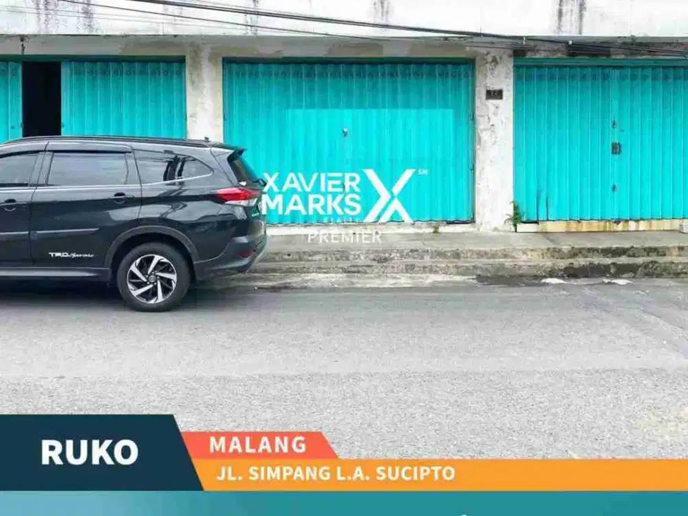 Dijual Murah 3 Ruko Jadi 1 di Nol Jalan Simpang Adi Sucipto, Malang