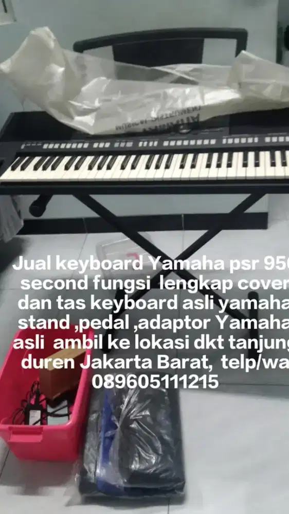 Jual keyboard Rp 12 juta Yamaha psr950 fungsi,lengkap ambil ke lokasi