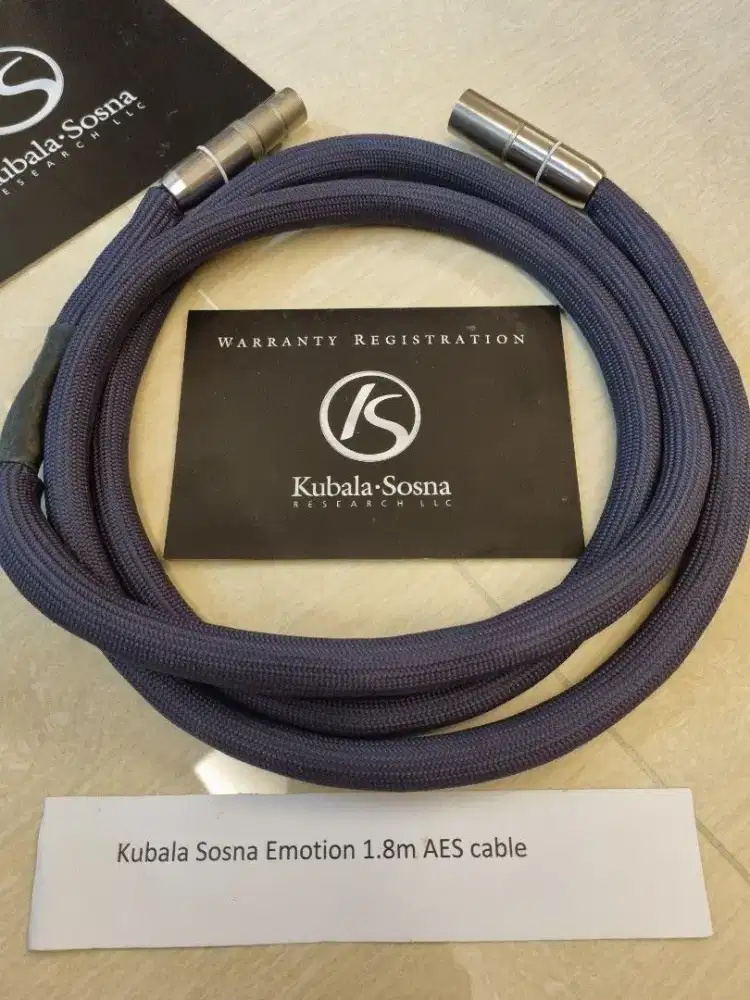 Kubala sosna emotion AES kabel audio cable high end