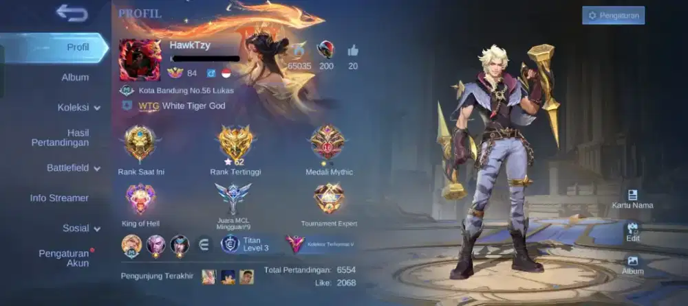 JUAL AKUN MOBILE LEGEND