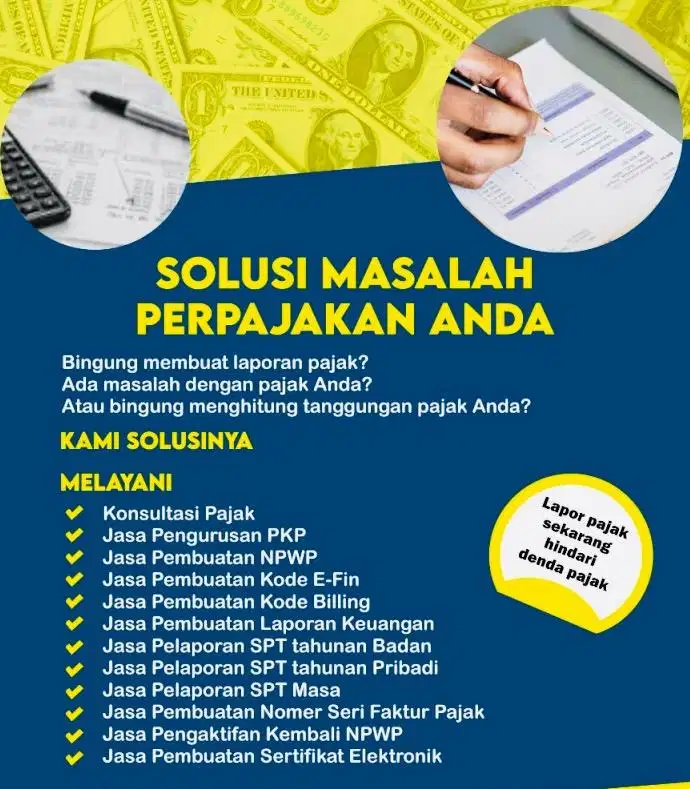 Jasa Konsultan Pajak dengan Ijin Resmi KEMENKEU