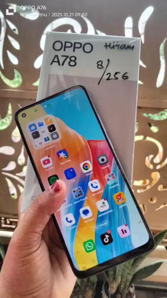 Oppo A78 Istimewa Lengkap Dos book charger