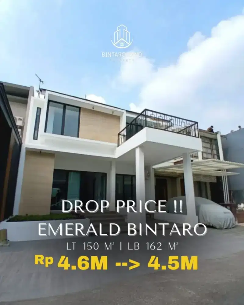 Rumah siap huni sudah renovasi di Emerald Bintaro Sektor 9