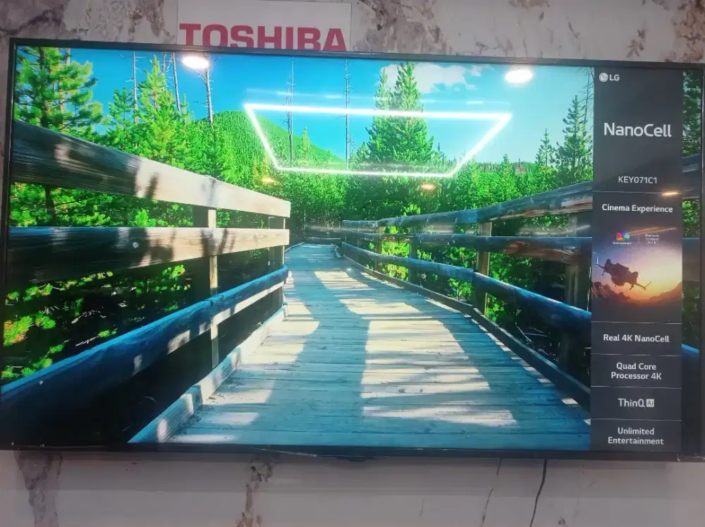 LG 65 Inch Nanocell Smart TV UHD4K Thinq AI