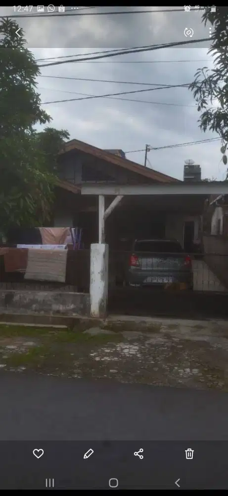 Rumah di jl gng seulawah di jual cepat