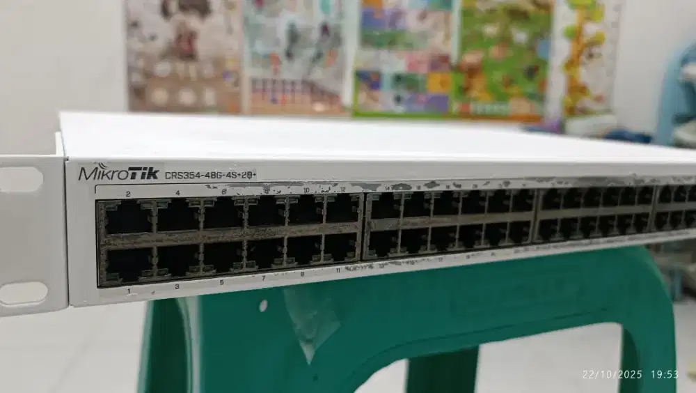Router Switch Mikrotik CRS354-48G-4S-2Q-RM