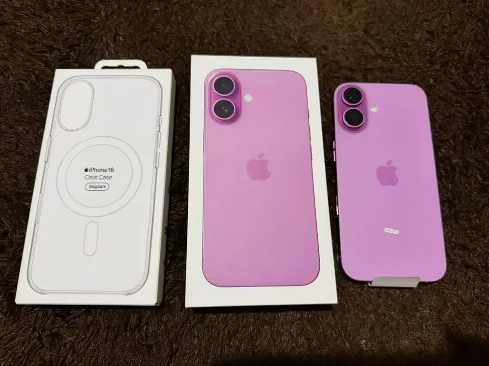 Iphone 16 Pink 256GB Garansi Sampai April 2026