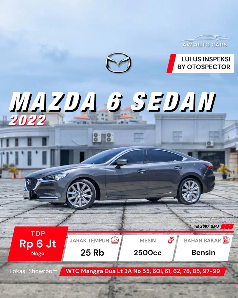 [LOW KM] Mazda 6 Sedan Elite 2022 mdl 2023 estate touring