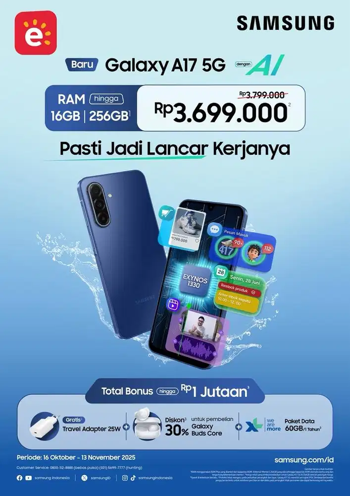 SAMSUNG GALAXY A17 5G 8/256