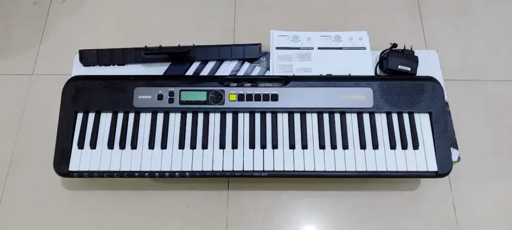 Keyboard Casio LKS250 lengkap bagus