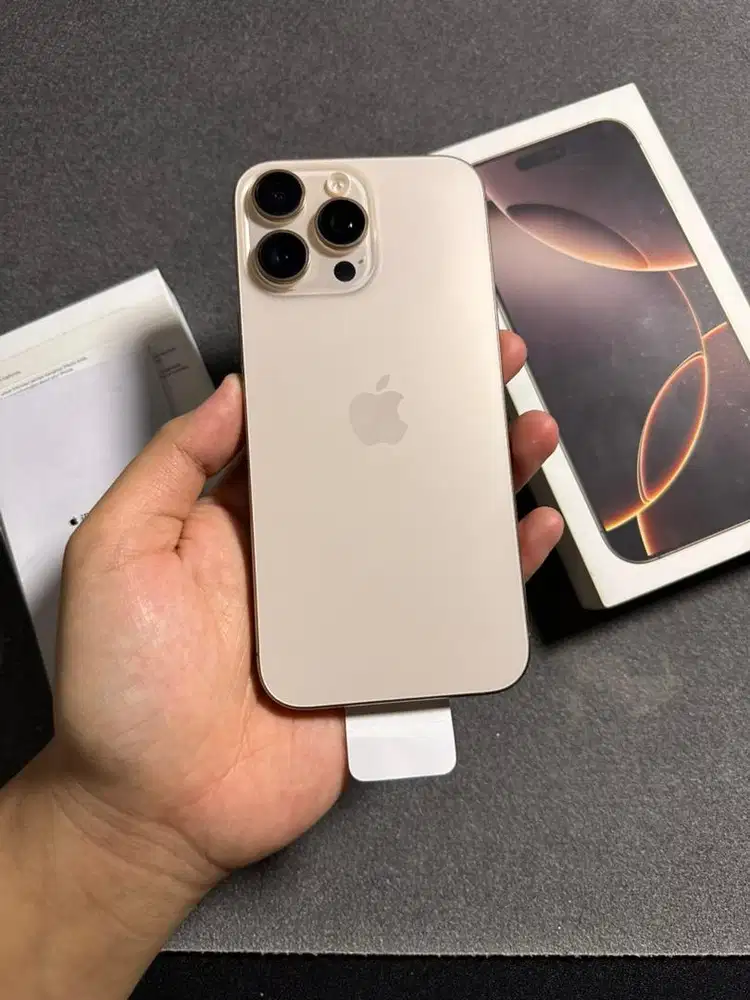 Iphone 16 promax 256 gb ibox dessert titanium bh 100%
