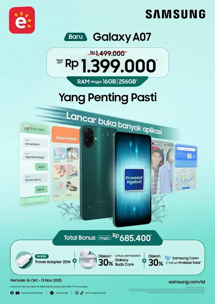 SAMSUNG GALAXY A07 4/64GB