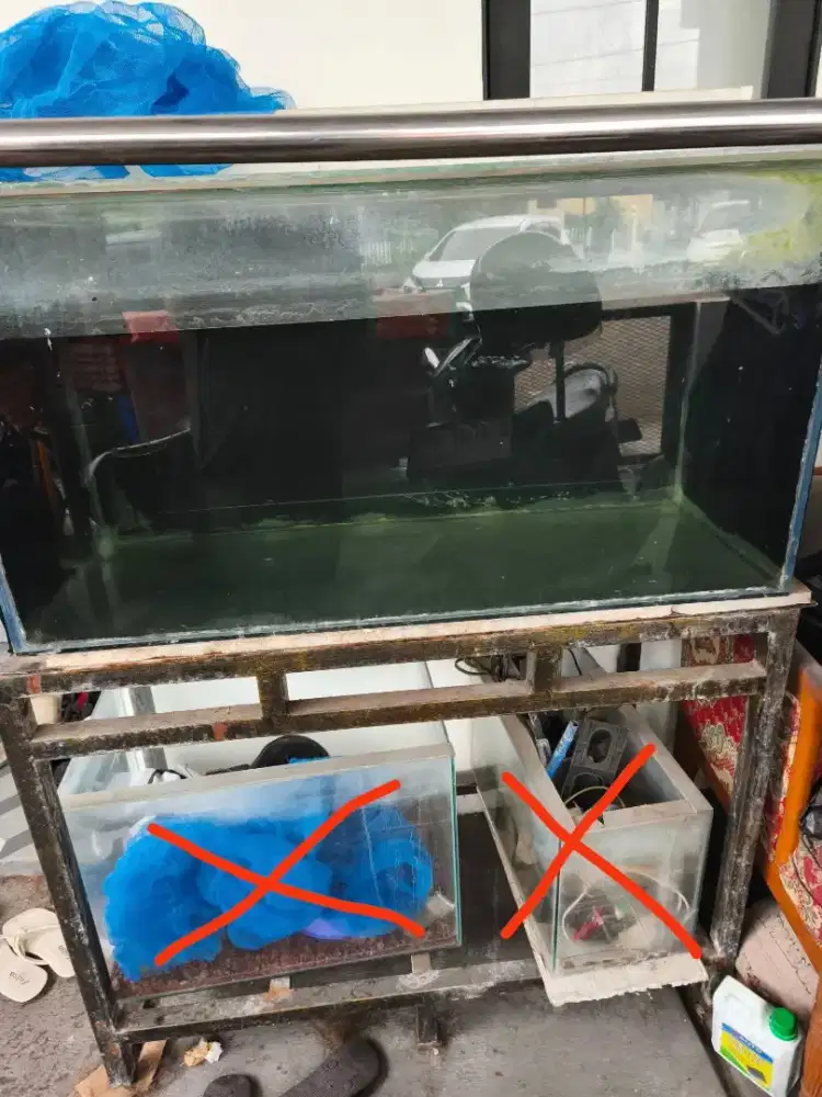 Aquarium fullset 100*50*50 + Rak hollow