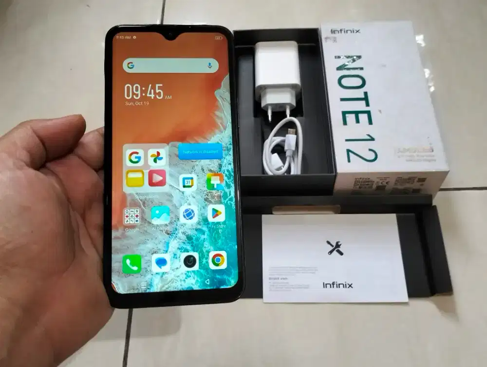 INFINIX NOTE 12 RAM 8GB / 256GB 4G AMOLED 6,7in Finger 50MP Helio G96