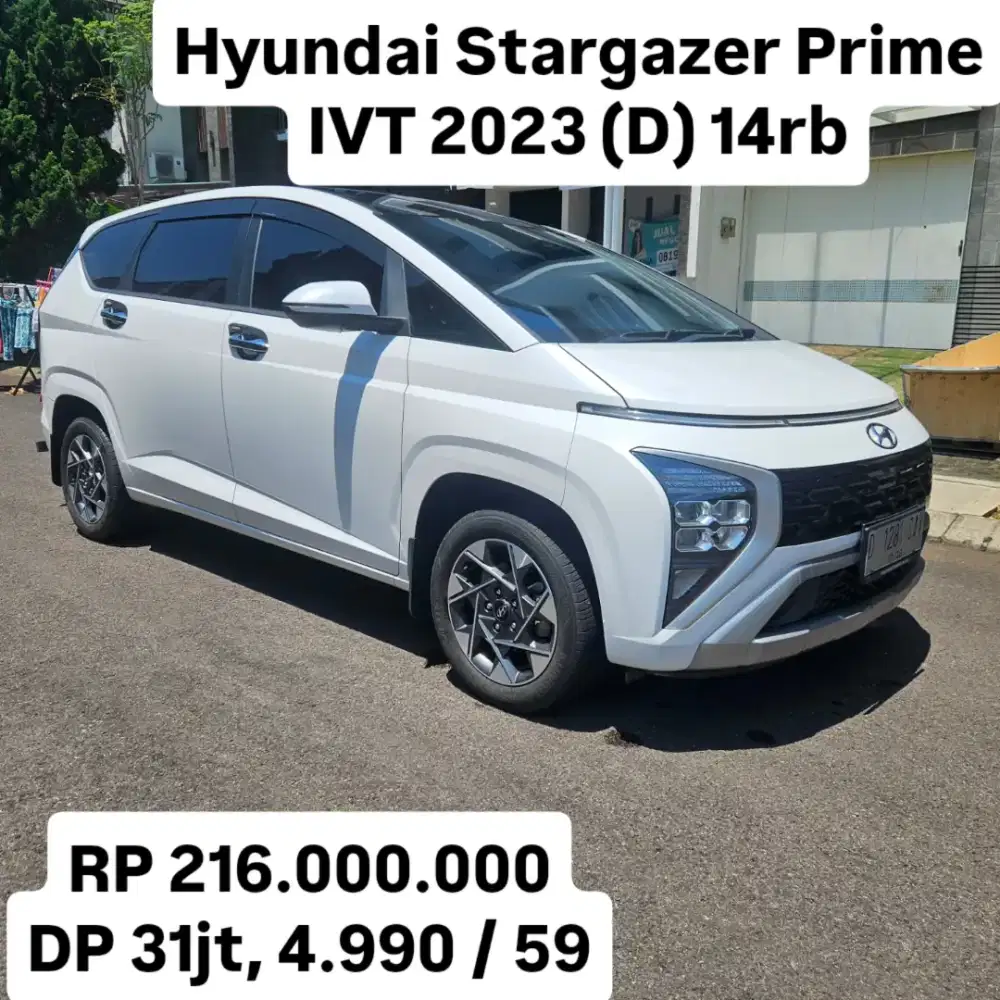 Antik KM 14rb.. Hyundai Stargazer Prime IVT 2023 (D)