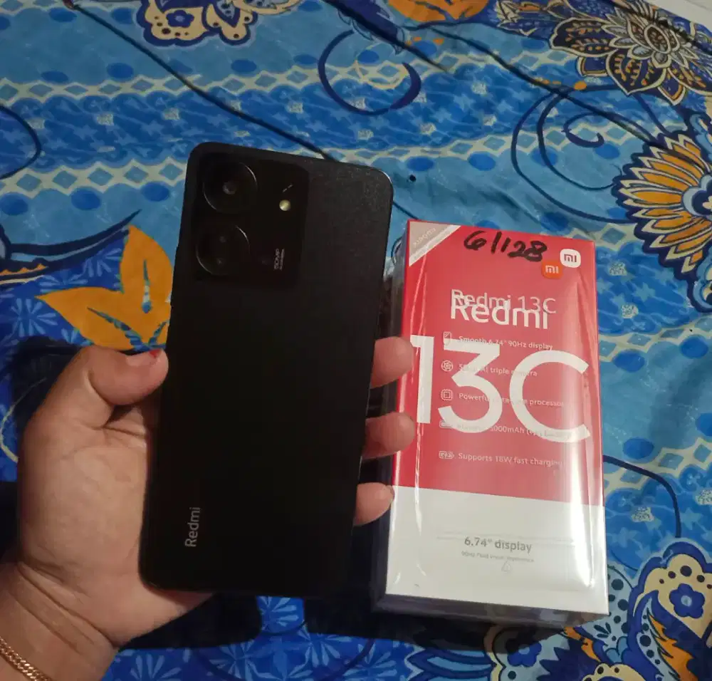 Redmi 13c NFC ram 6+6/128 fullset mulus!.
