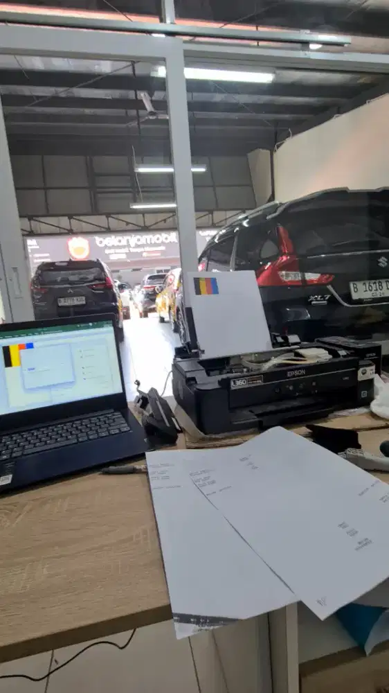 Service printer panggilan mji