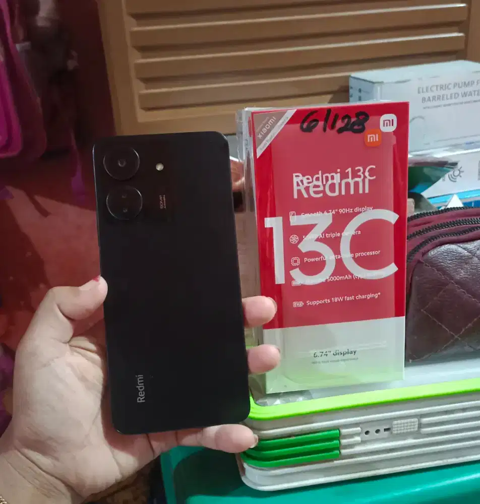 Redmi 13c NFC ram 6+6/128 fullset!.