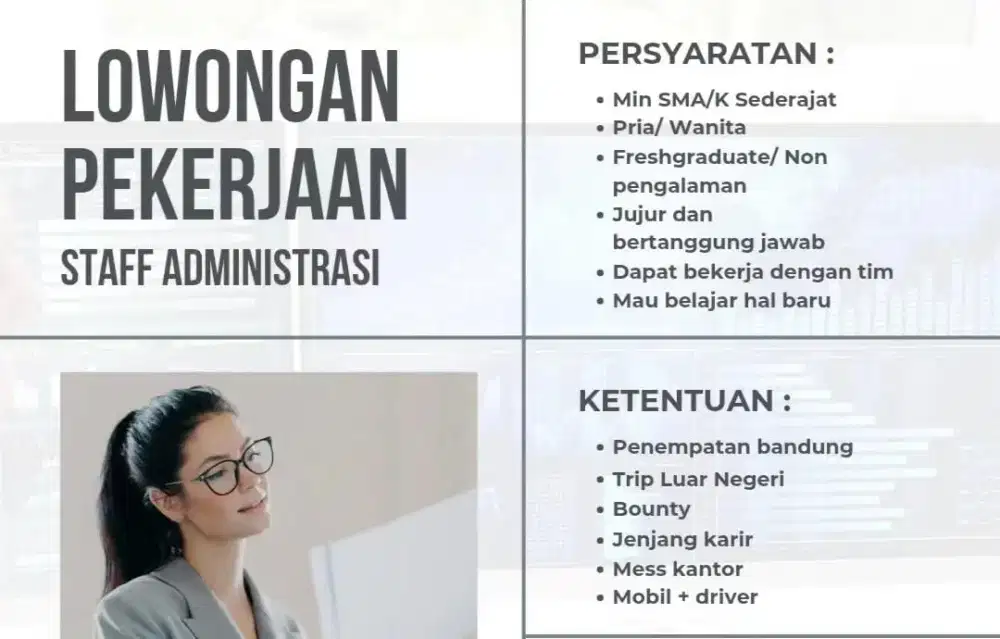 INFO LOKER BANDUNG GRATIS 2025