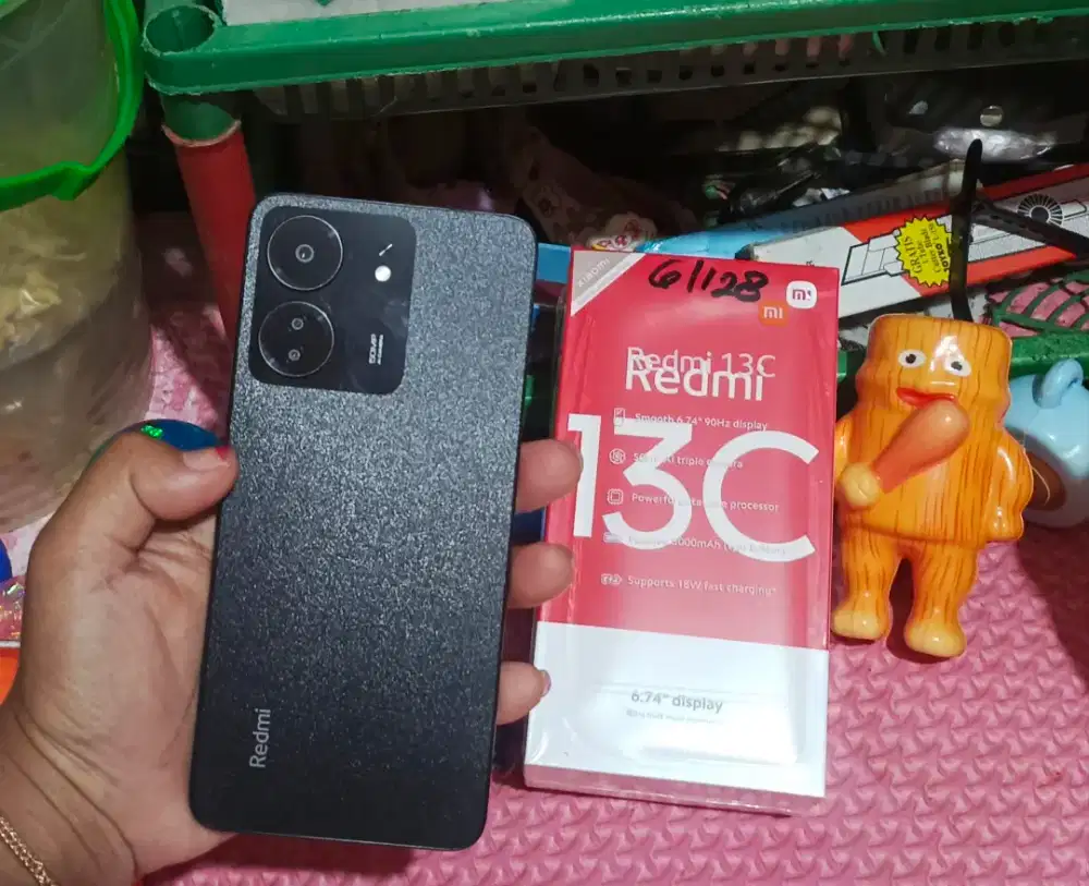 Redmi 13c NFC ram 6+6/128 fullset ori bukan refurbish!.