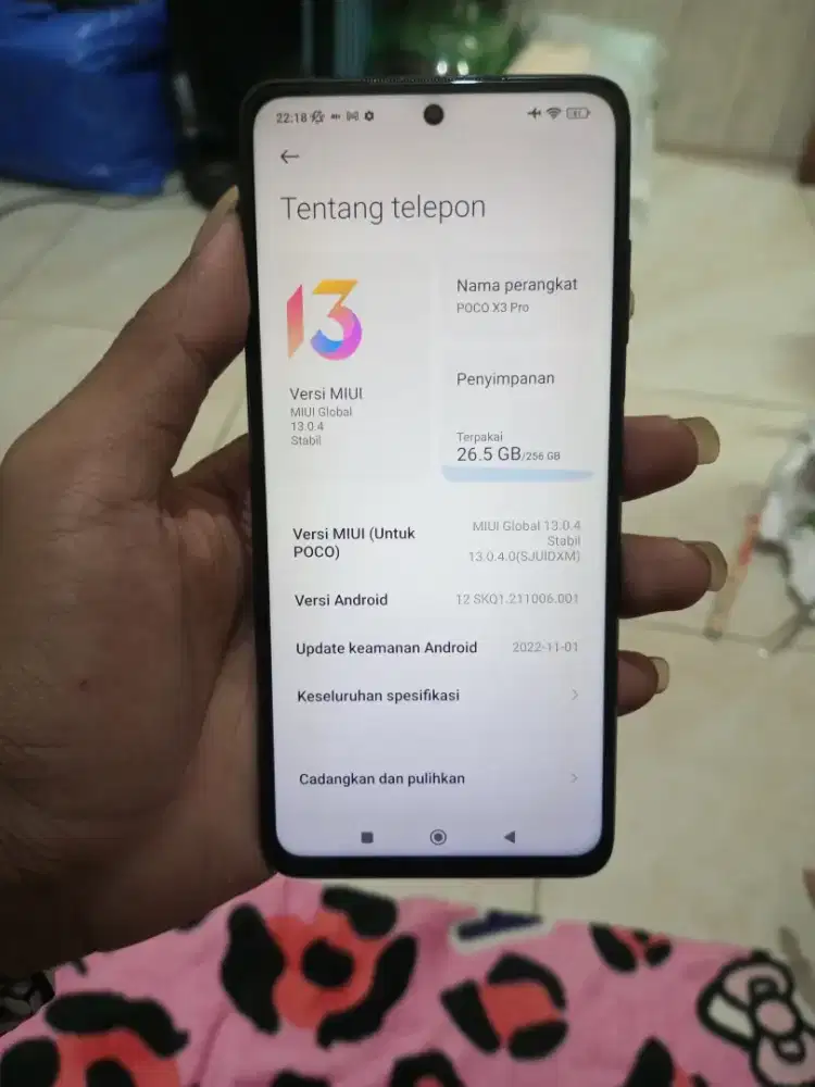 Poco X3 Pro 8/256 Spek Gaming