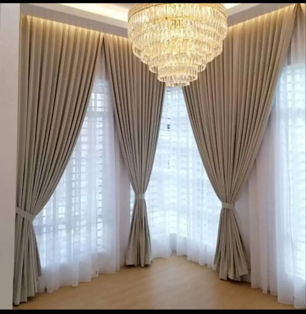 FREE SURVEY Tirai Gorden Jendela Gordyn Mewah Hordeng Terbaru Murah