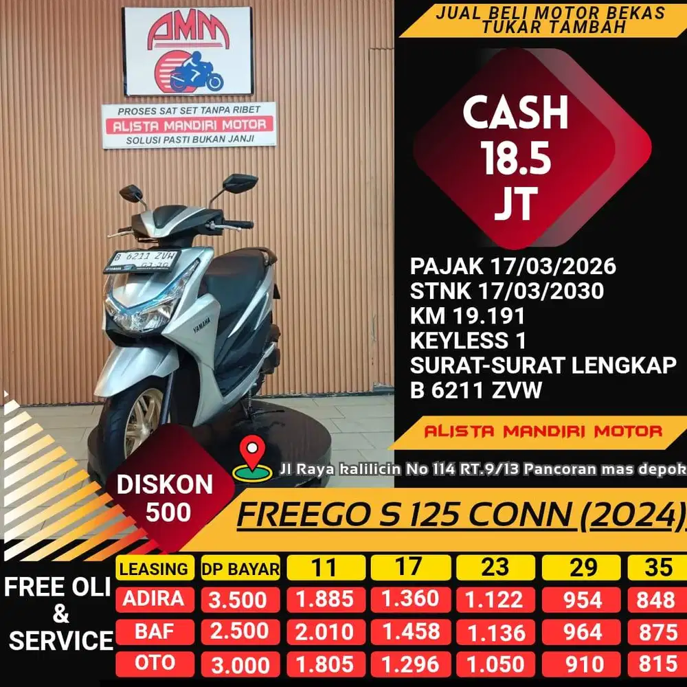 KREDIT TANPA DP FREEGO S CONN TH 2024 BAYAR NYA PAKAI CC / PAYLATER