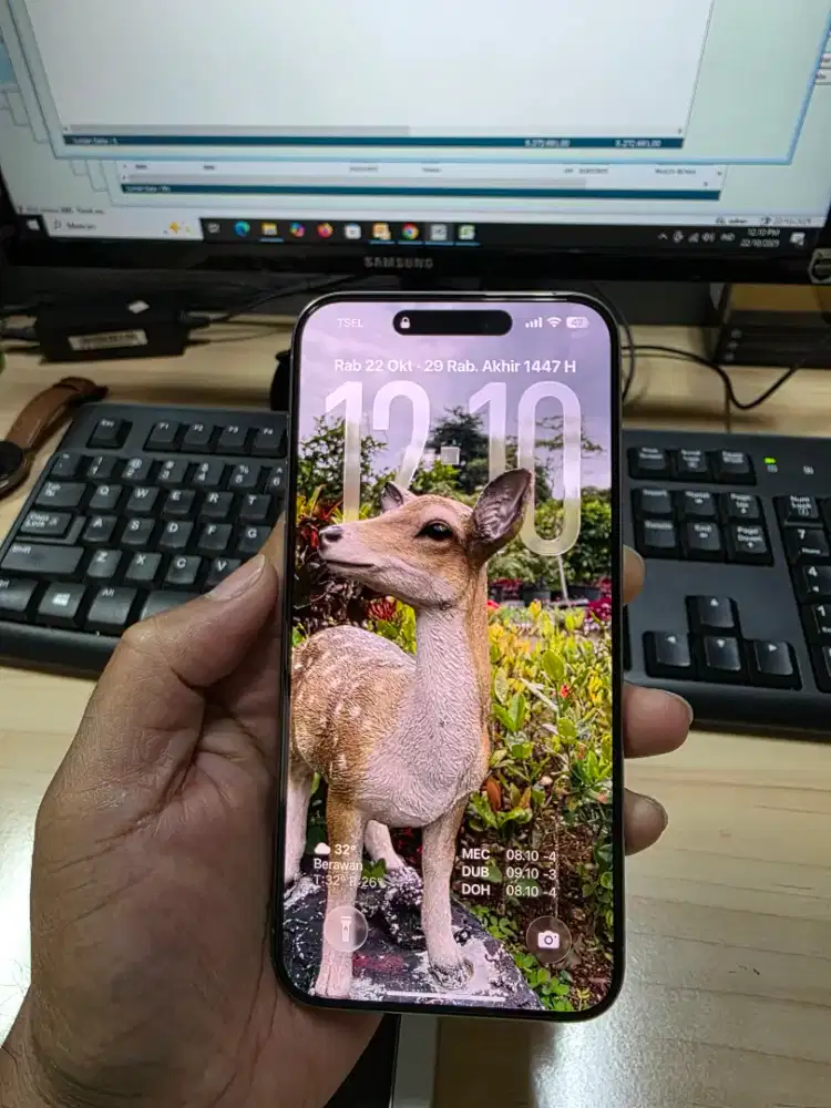 IPHONE 15 PRO MAX 256 GB NATURAL TITANIUM EX IBOX PA/A