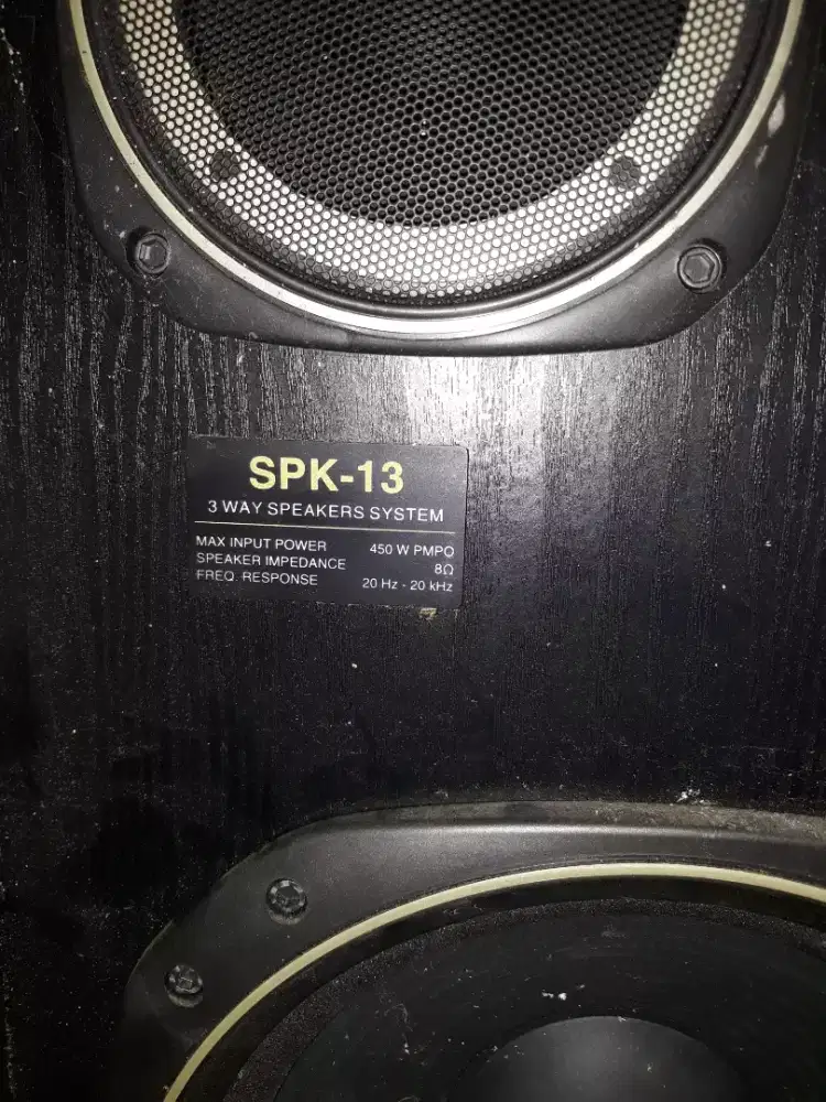 Speaker polytron 3way pasif sepasang apa adanya