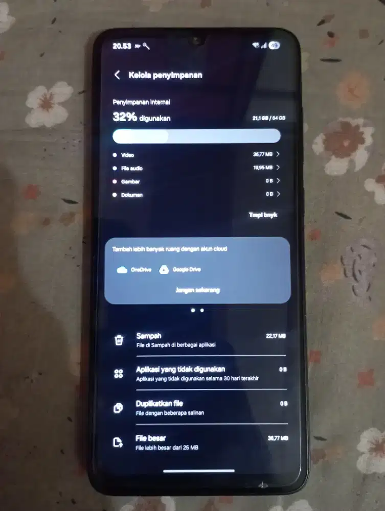samsung a05 ram4/64
