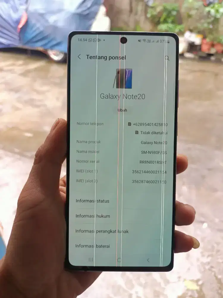 Samsung note 20 8/256