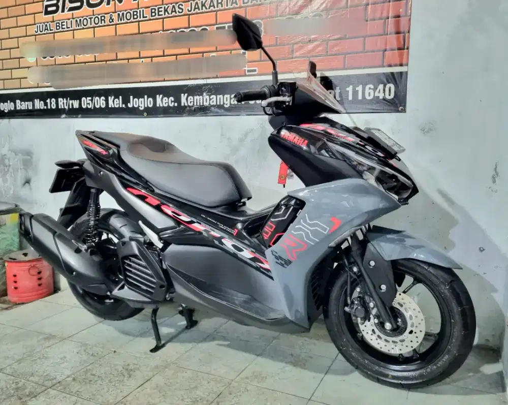 Seperti baru! Km 2rb! YAMAHA NEW AEROX CONNECTED 2024 VVa 155 pajak on