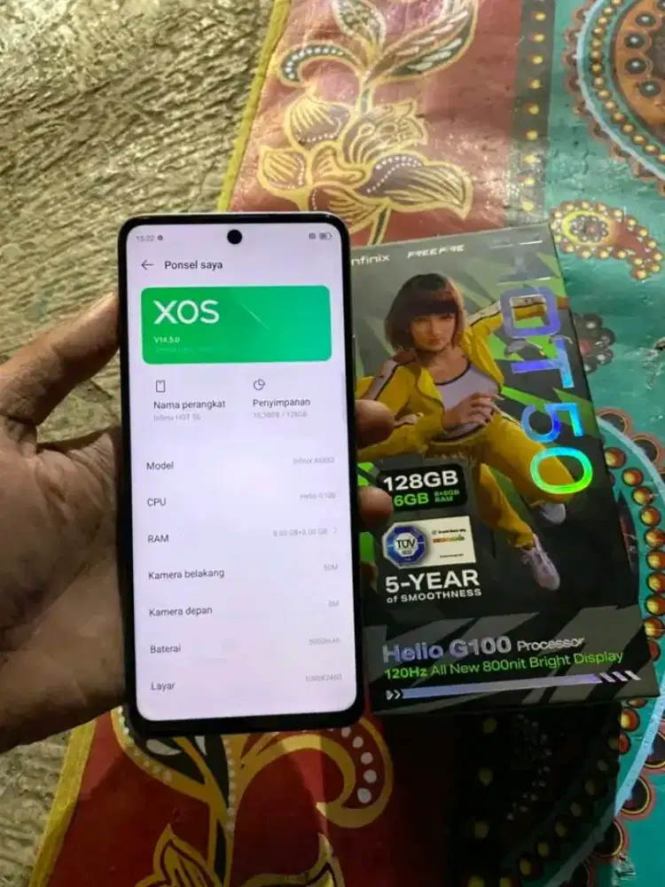 Infinix hot 50 8+8/128