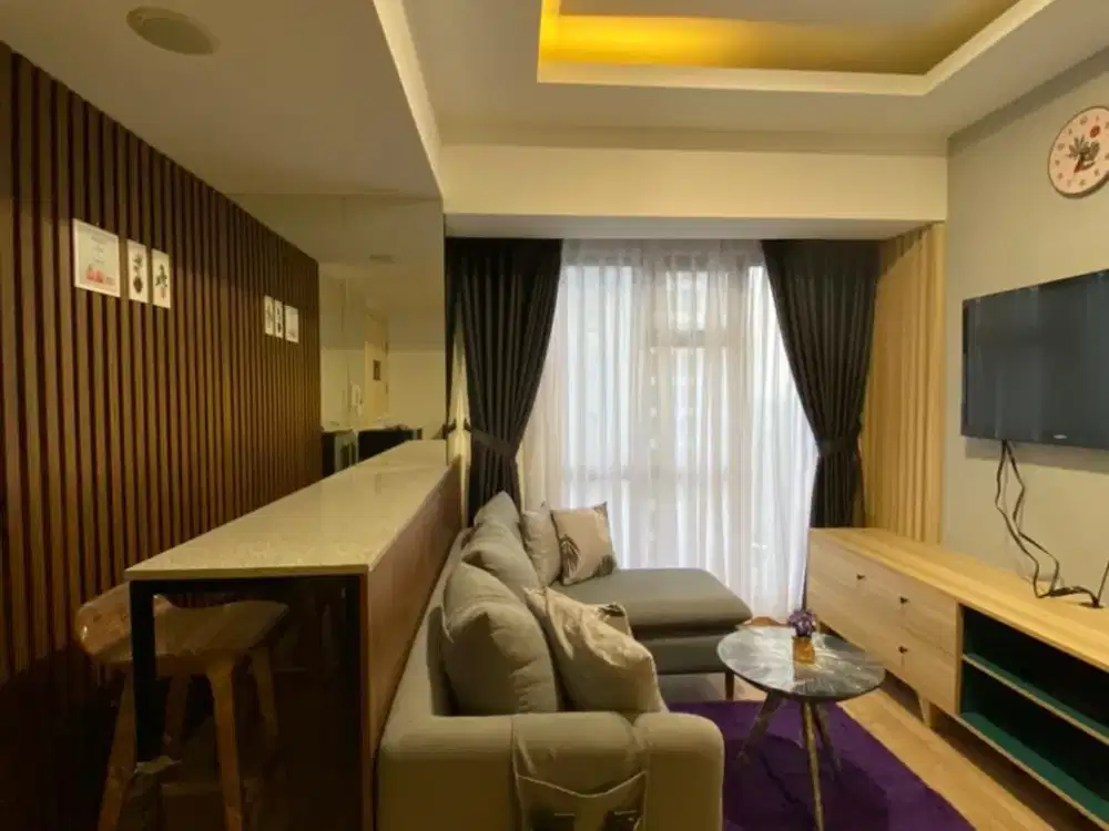 DISEWAKAN Apartemen MTown RESIDENCES Tower CARMEL @Summarecon Serpong,  kondisi FURNISHED (design interior) dan SIAP HUNI