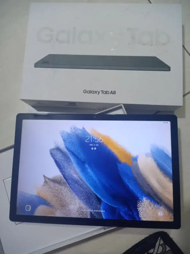 Samsung Tab A8 Ram 3Gb/32Gb lengkap