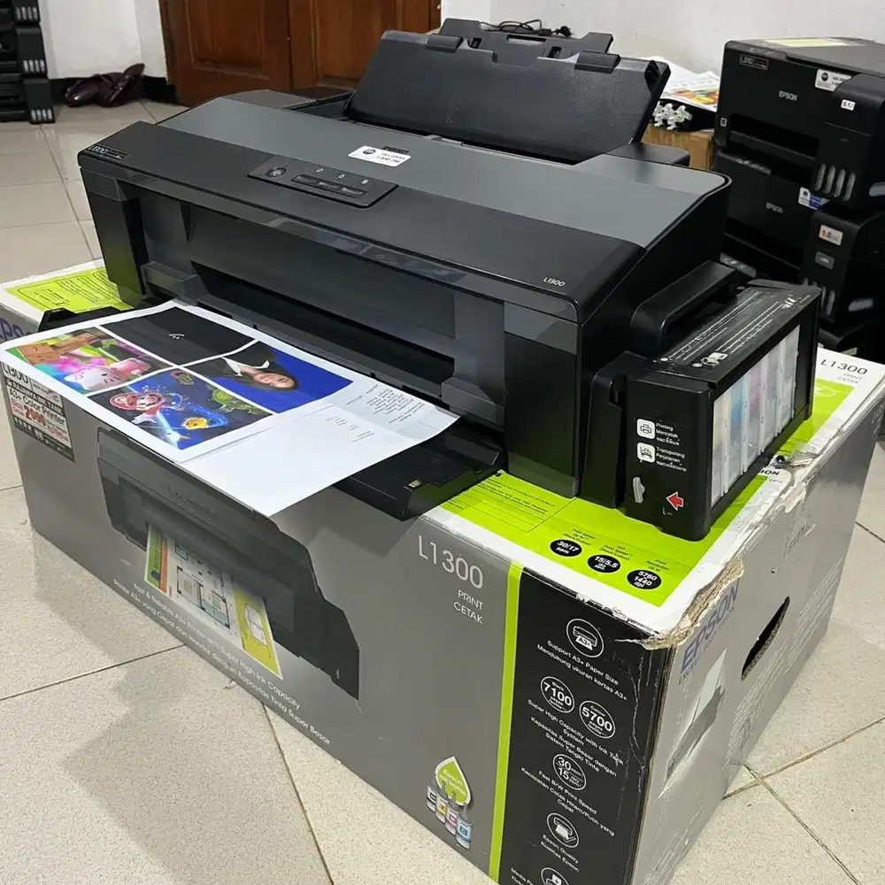 Epson L1300 Masih Dus dan Nozzle full
