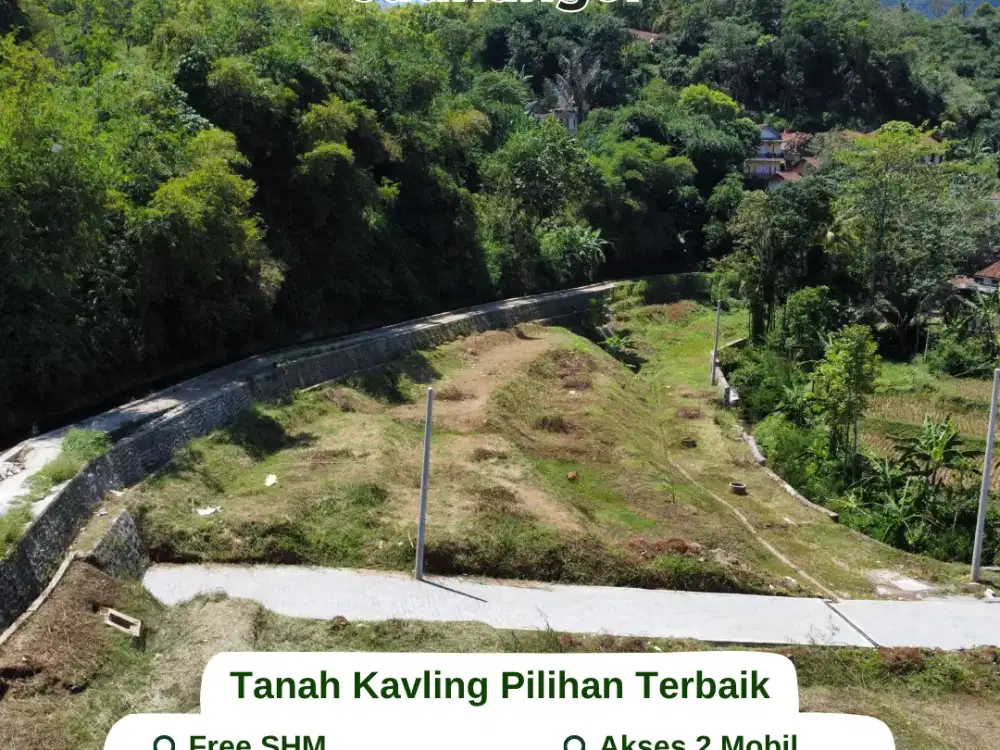 JATINANGOR PRIME: Kavling Muka 9M, Dekat UNPAD, Angsuran Ringan