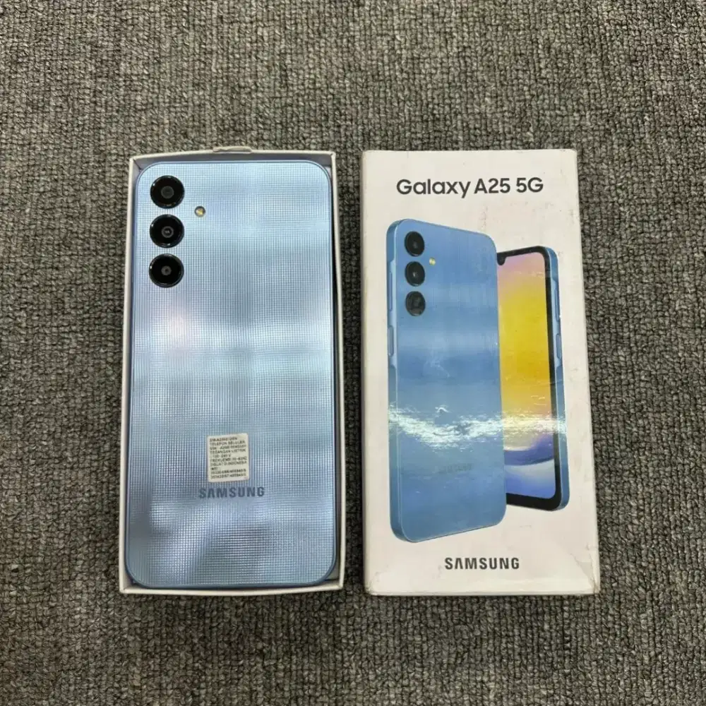 Samsung A25 5G 256GB Awesome Blue SEIN Lengkap