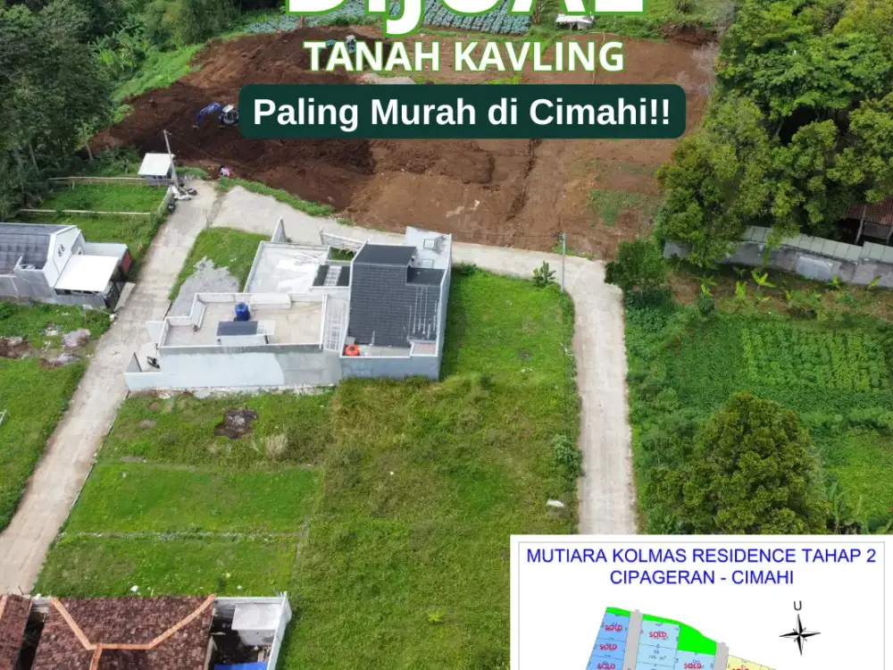 HARGA PERDANA! Kavling Mutiara Kolmas Tahap 2, Legalitas SHM Jelas