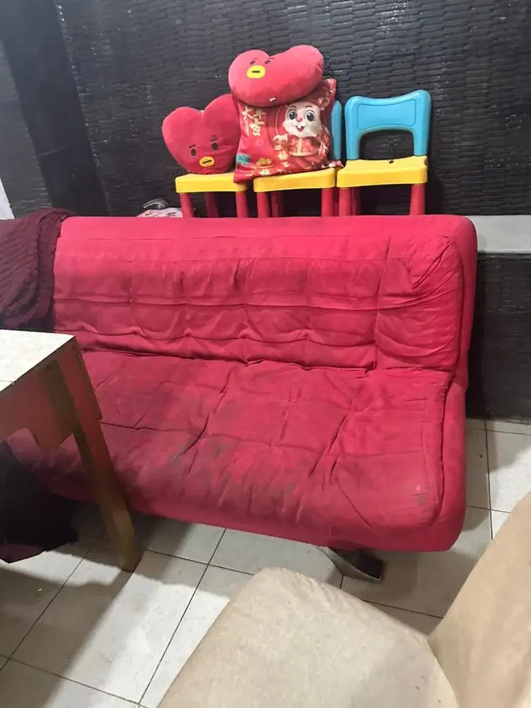 dijual cepat sofabed bahan bagus seperti baru