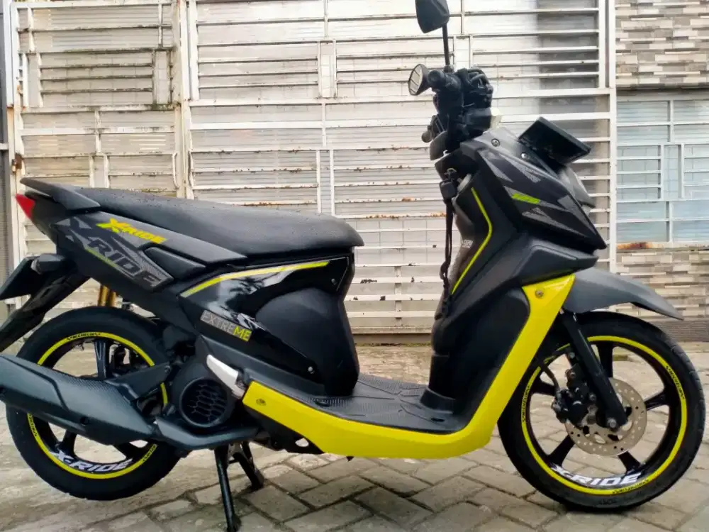 Xride 125 blucore pajak hidup lengkap sehat keterangan detail dibawah