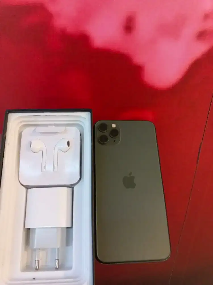 Iphone 11 pro max 256gb selamat apple baru