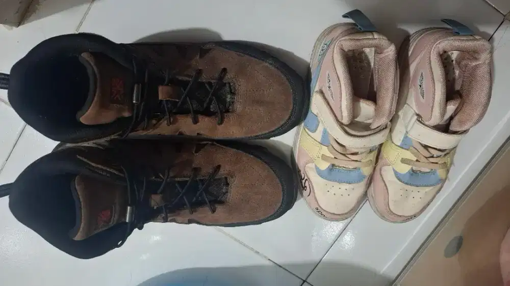 Dijual Sepatu Second Karrimor+Sepatu anak wanita