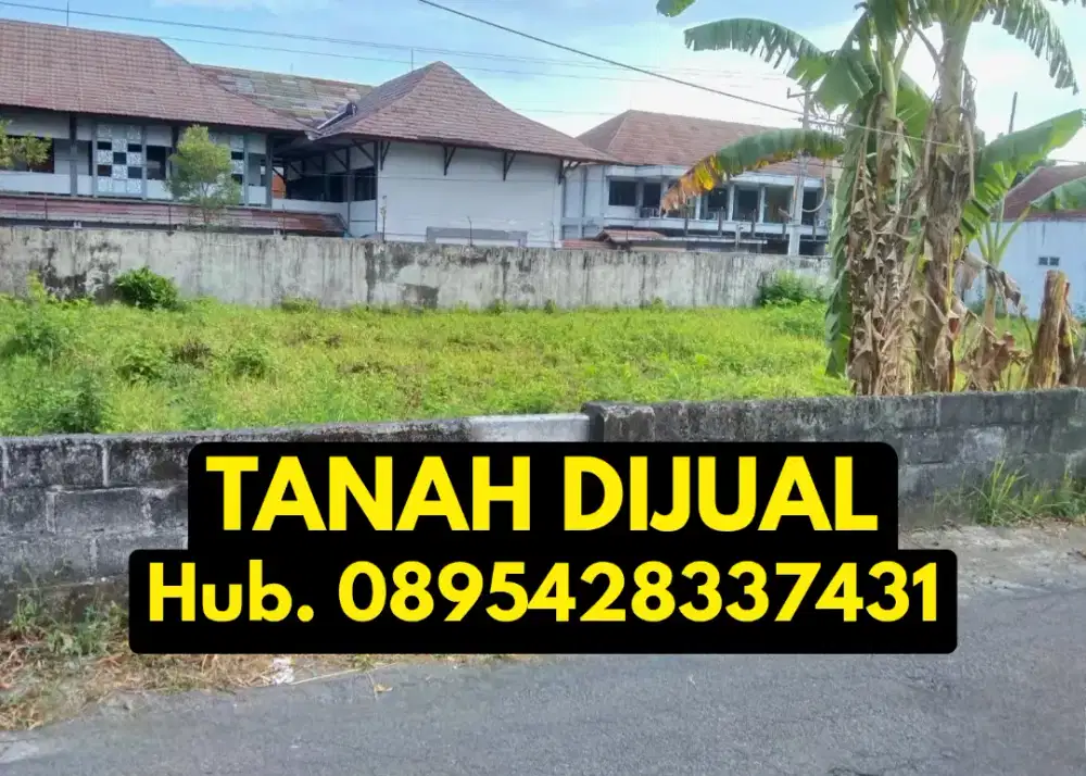 JUAL TANAH LOKASI SEBELAH KIRI KANTOR BALAI DIKLAT KEUANGAN YOGYAKARTA