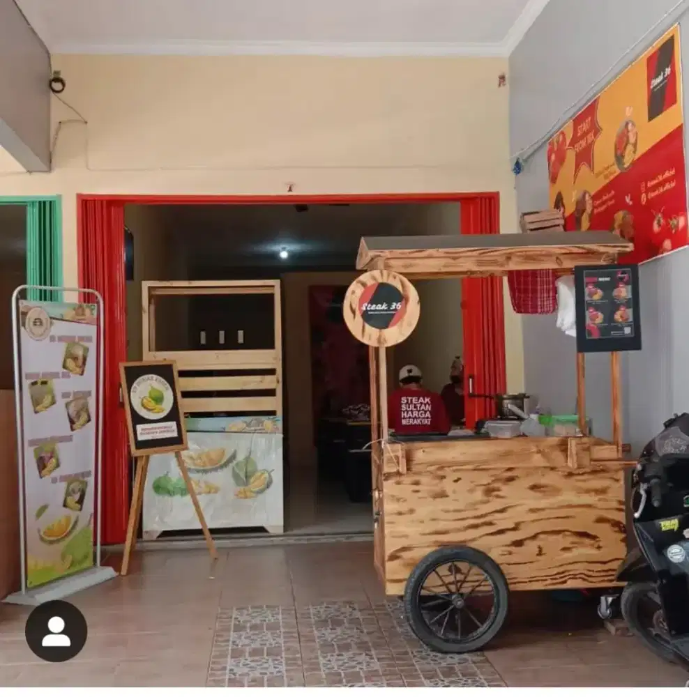 Gerobak Kayu Jati Belanda