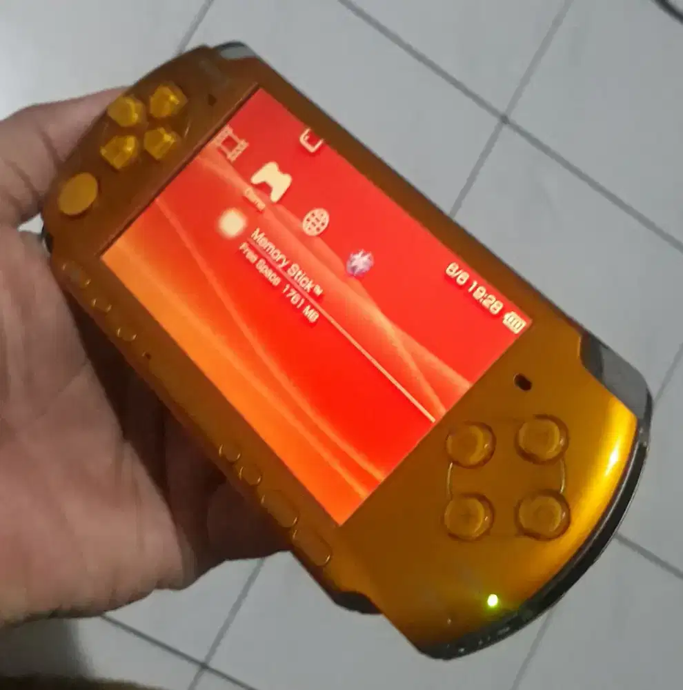 Psp sony 3000 gold muluss keren full 50 game lancar siap main