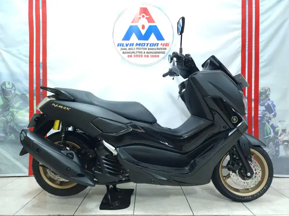 ( DP 500RB ) YAMAHA NMAX OLD TH 2019 HITAM DOFF LOW KM MULUS
