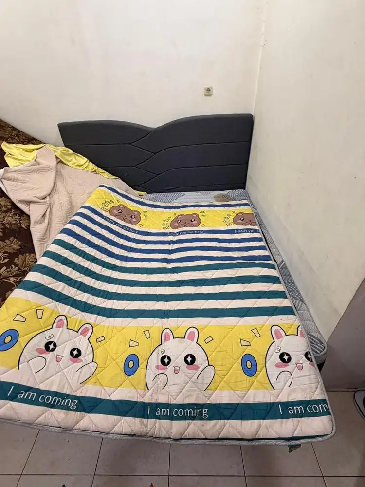 dijual cepat kasur tipis matra karakter bahan tebal bagus empuk