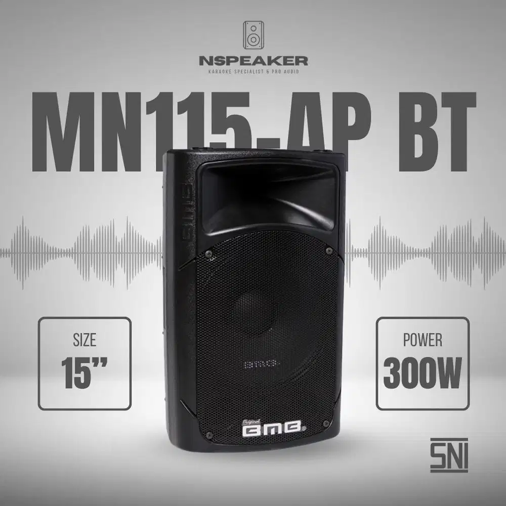 BMB MN115 AP BT - Active Bluetooth Speaker 15 inch (Pair)